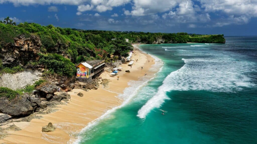 An image of a beach in Bali